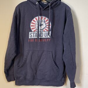 Independent Trader Stand Up For Recovery Sweatshirt Size SMALL